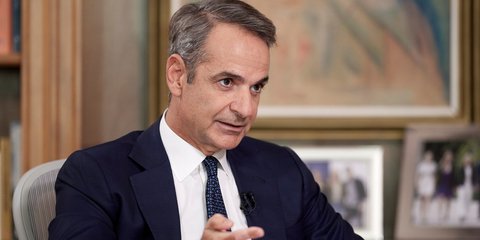 Ο πρωθυπουργός Κυριάκος Μητσοτάκης δίνει συνέντευξη στο Ν. Χατζηνικολάου στον ΑΝΤ1