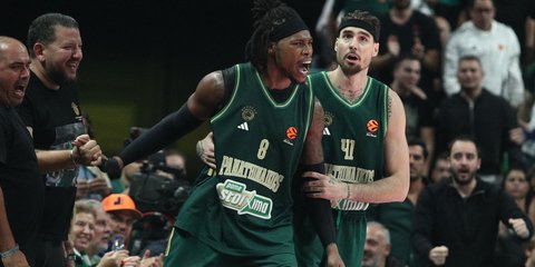 Εξαιρετικός ο Χολμς με 24 πόντους στη νίκη του Παναθηναϊκού