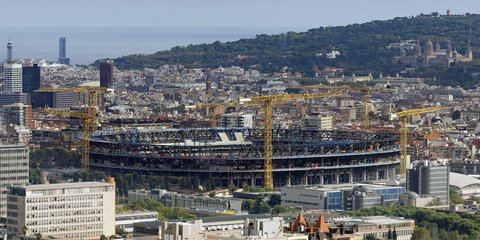 Μέσα στον επόμενο μήνα, ένα τμήμα του ανακαινισμένου Spotify Camp Nou θα ανοίξει στη Βαρκελώνη / GETTY