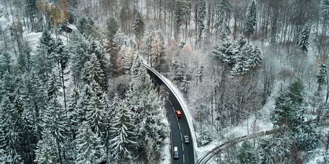 Εντυπωσιακό χιονισμένο τοπίο στη Γερμανία
