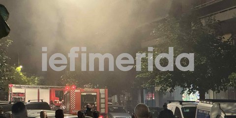 Φωτιά σε διαμέρισμα στον Άγιο Σώστη