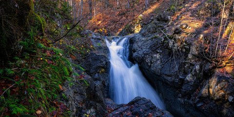 Οι εντυπωσιακοί καταρράκτες Μπουλουβάρου στη Μηλιά Μετσόβου