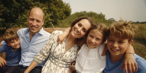 Η Κέιτ και ο Γουίλιαμ με τα παιδιά τους