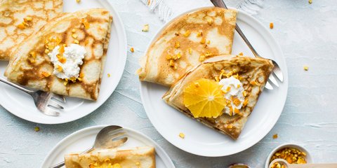 Κρέπες με κρέμα βανίλιας και πορτοκάλι / Φωτογραφία: Unsplash