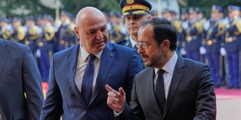 Ο πρόεδρος του Λιβάνου, Ζοζέφ Αούν και ο Κύπριος πρόεδρος, Νίκος Χριστοδουλίδης