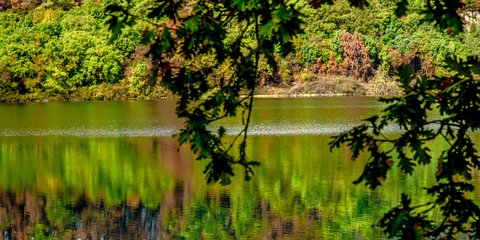 Λίμνη Ζηρού, σαν πίνακας ζωγραφικής 