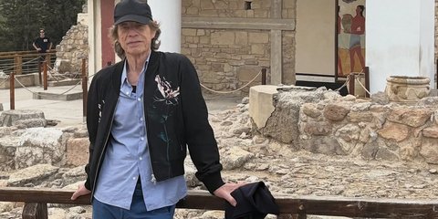 Ο Μικ Τζάγκερ στη Κνωσό 
