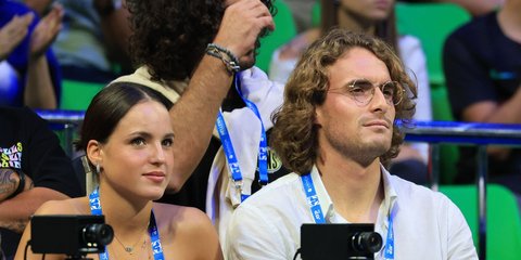 Ο Στέφανος Τσιτσιπάς στο ΟΑΚΑ/Φωτογραφία NDP