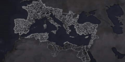 O διαδραστικός χάρτης των ρωμαϊκών δρόμων