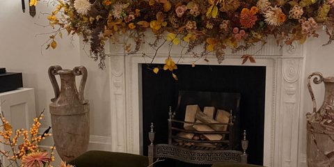 Το σπίτι της Μαρί Σαντάλ με διακόσμηση για την Ημέρα των Ευχαριστιών