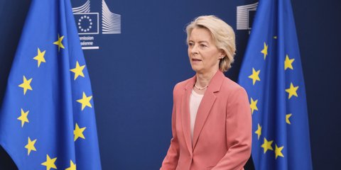 Η πρόεδρος της Κομισιόν, Ούρσουλα Φον ντερ Λάιεν 
