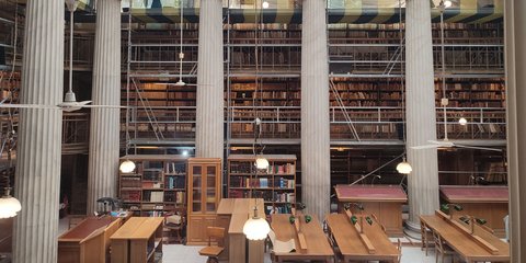 Βαλλιάνειο Μέγαρο, η παλιά Εθνική Βιβλιοθήκη στην Πανεπιστημίου 