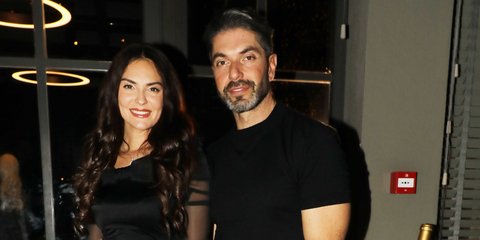 Η Βρισηίδα Ανδριώτου με τον Σπύρο Μαρτίκα