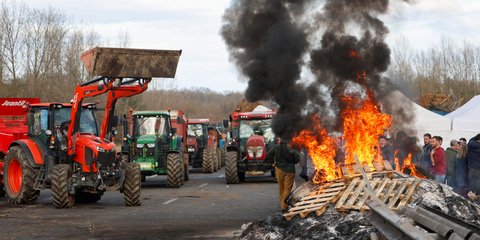 Διαμαρτυρία αγροτών στη Γαλλία