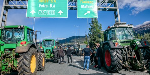 Αγρότες στην Πάτρα 