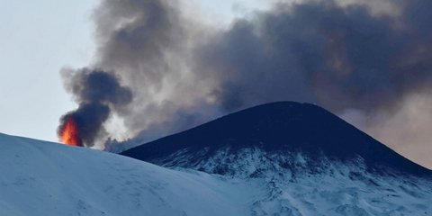Έκρηξη στο ηφαίστειο της Αίτνα στην Ιταλία