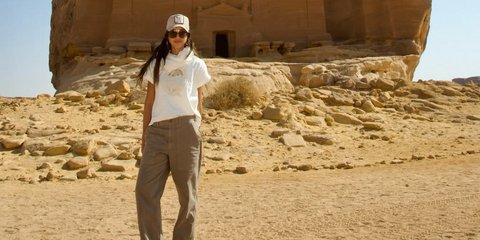 Η Τζέσικα Άλμπα ταξίδεψε στη Σαουδική Αραβία 