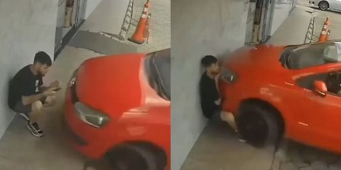 H στιγμή του ατυχήματος στη Βραζιλία 