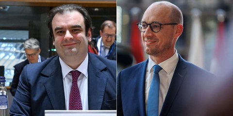 Κυριάκος Πιερρακάκης & Βίνσεντ Βαν Πέτεγκεμ