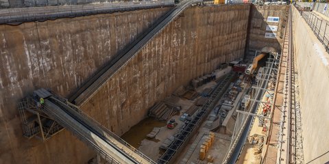 εργοτάξιο μετρό, Βεΐκου, μετροπόντικας, γραμμή 4 μετρό