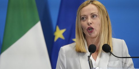 Η πρωθυπουργός της Ιταλίας, Τζόρτζια Μελόνι