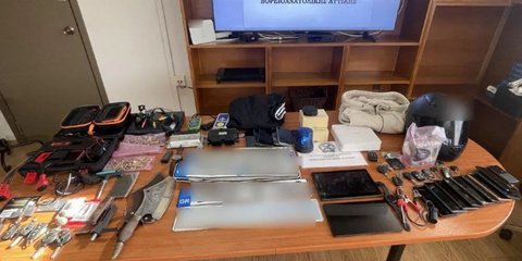 Κλοπιμαία δραστών που συνελλήφθησαν στην Αττική