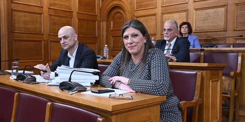 Η Ζωή Κωνσταντοπούλου στην εξεταστική του ΟΠΕΚΕΠΕ