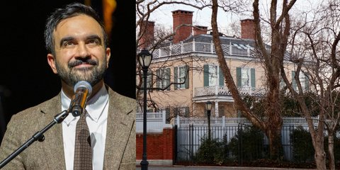 Ο εκλεγμένος δήμαρχος Νέας Υόρκης Ζοχράν Μαμντάνι και η «Gracie Mansion» όπου μένουν οι δήμαρχοι της πόλης