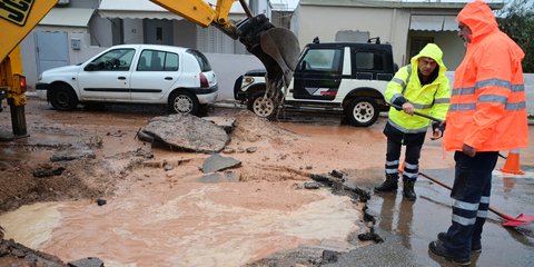 Μάνδρα δυτική Αττική κακοκαιρία