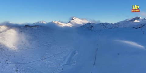 Μαγευτικές εικόνες: Ο Παρνασσός ντύθηκε στα λευκά,  έτοιμος να υποδεχτεί τον χειμώνα
