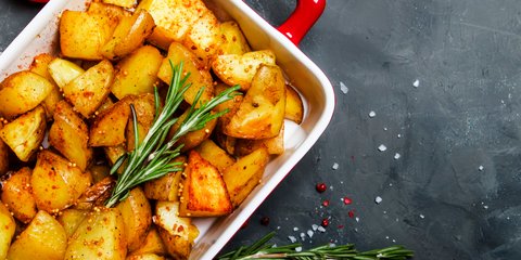 Τραγανές ψητές πατάτες