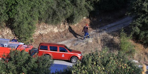 Έρευνες της πυροσβεστικής σε ορεινή περιοχή