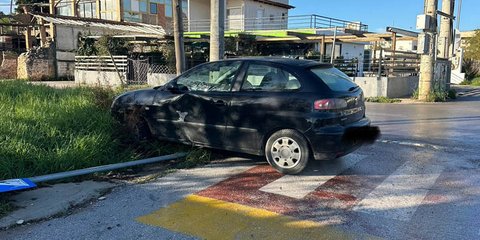 Τροχαίο στη Ραφήνα