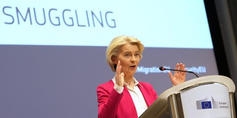 Η πρόεδρος της Κομισιόν, Ούρσουλα Φον ντερ Λάιεν