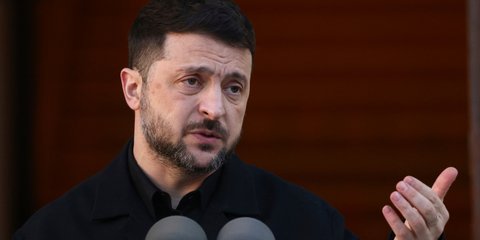 Ο Ουκρανός πρόεδρος Βολοντίμιρ Ζελένσκι 