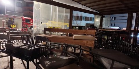 Εικόνα από το εσωτερικό του μπαρ στο Κραν Μοντανά της Ελβετίας μετά την πολύνεκρη φωτιά