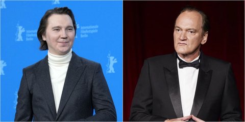 Ο Πολ Ντέινο (αριστερά) και ο Κουέντιν Ταραντίνο (δεξιά)