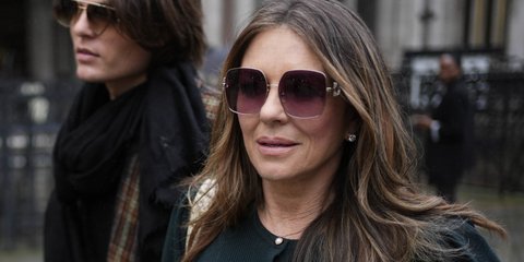 Η Ελίζαμπεθ Χάρλεϊ με γυαλιά ηλίου