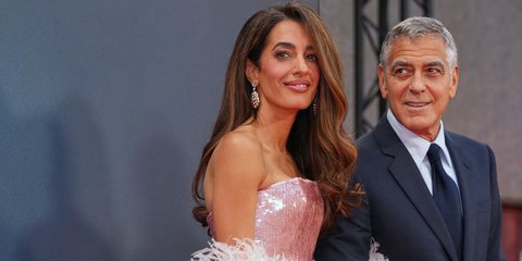 Ο Τζορτζ Κλούνεϊ με τη σύζυγό του Αμάλ