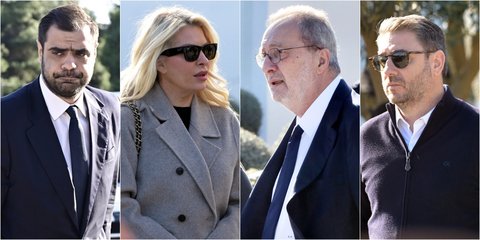 Συγκίνηση στην κηδεία του Γιώργου Παπαδάκη