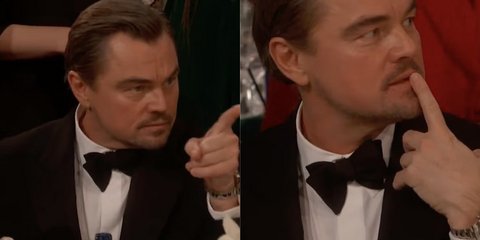 Οι ξεκαρδιστικές γκριμάτσες του Λεονάρντο Ντι Κάπριο στις Χρυσές Σφαίρες