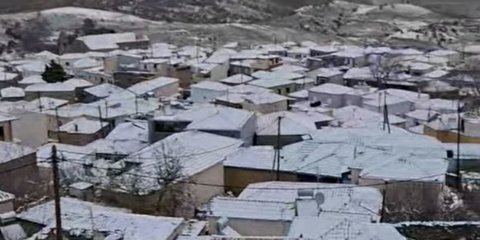 Χιόνισε και στα ορεινά της Λέσβου