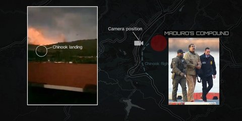 Το CNN έκανε ανασύνθεση των διαθέσιμων βίντεο από την σύλληψη του Νικολάς Μαδούρο