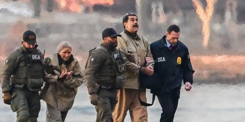 Ο Νικολάς Μαδούρο και η σύζυγός του μεταφέρονται σε δικαστήριο στο Μανχάταν της Νέας Υόρκης 