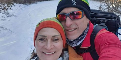 Ο Αντώνης Συκάρης με την σύζυγό του Πόπη