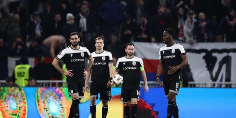 Οι παίκτες του ΠΑΟΚ απογοητευμένοι