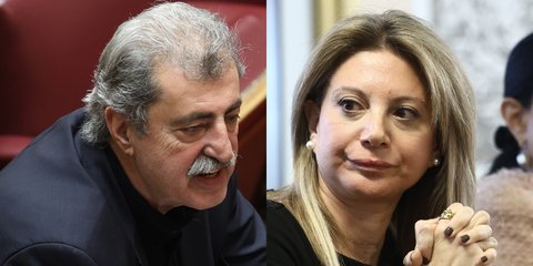 Ο Παύλος Πολάκης και η Μαρία Καρυστιανού