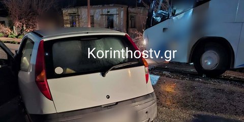 Tροχαίο στην Κορινθία