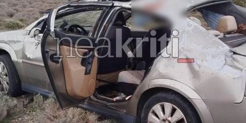 Τροχαίο δυστύχημα στη Σητεία