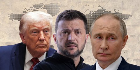 Ζελένσκι, Τραμπ, Πούτιν